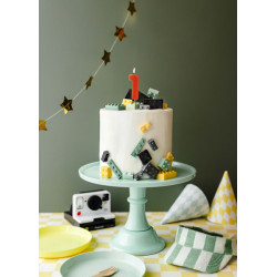 Narozeninová svíčka kostička číslo 1 červená